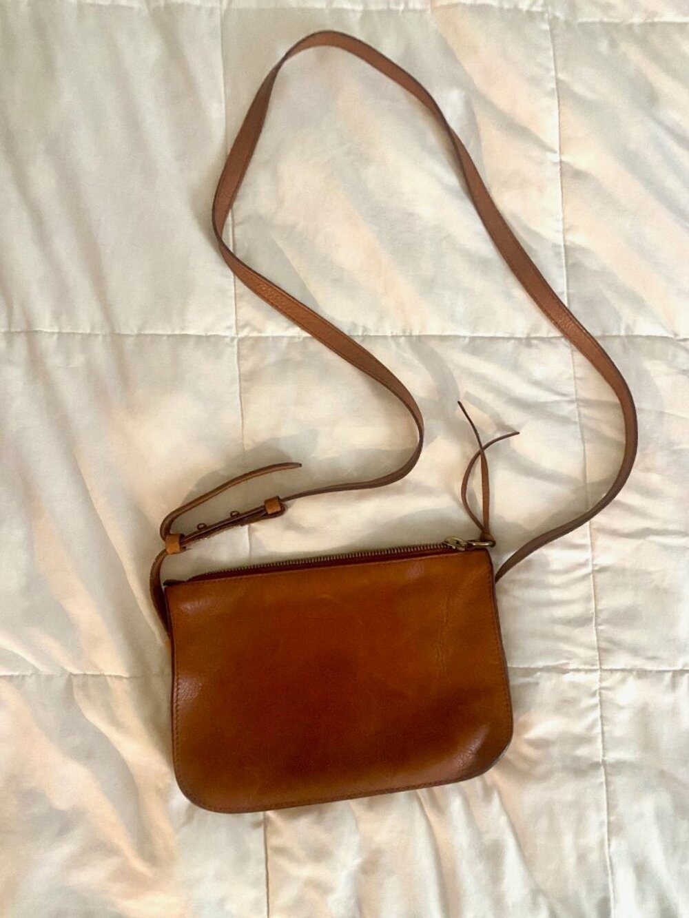 Madewell Tan Leather 9x6 Crossbody